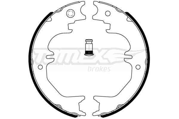 TOMEX BRAKES stabdžių trinkelių komplektas TX 22-64